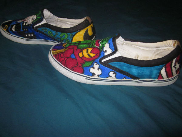 DIY帆布鞋效果图