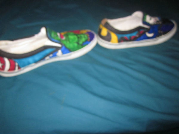 DIY帆布鞋效果图