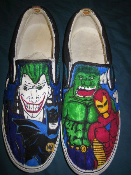 DIY帆布鞋效果图