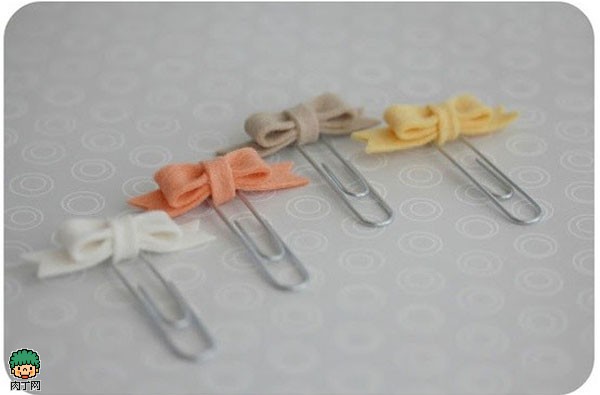 饰品DIY 用曲别针diy大度的蝴蝶结胸针教程教你