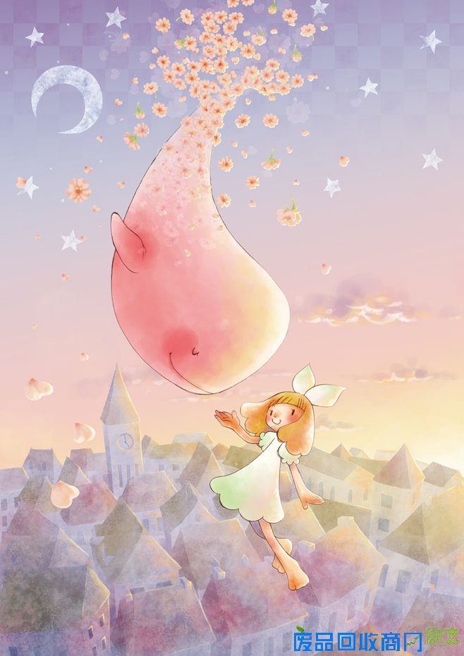 唯美插画手绘美图伤感二次元图片