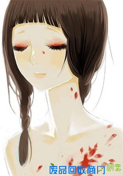 唯美插画手绘美图伤感二次元图片