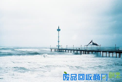 唯美意境蓝色系阳光海岸伤感意境图片