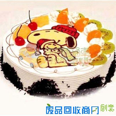 蛋糕天津 天津生日蛋糕 创意儿童蛋糕 史努比