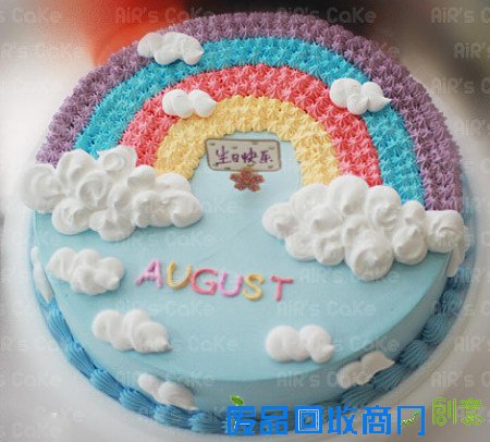 【图】创意彩虹蛋糕上海北京南京生日蛋糕配