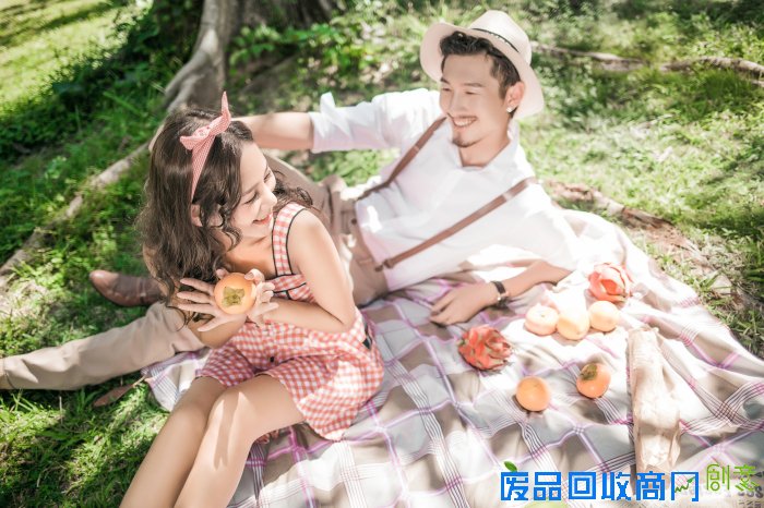 三亚外景婚纱摄影清新风