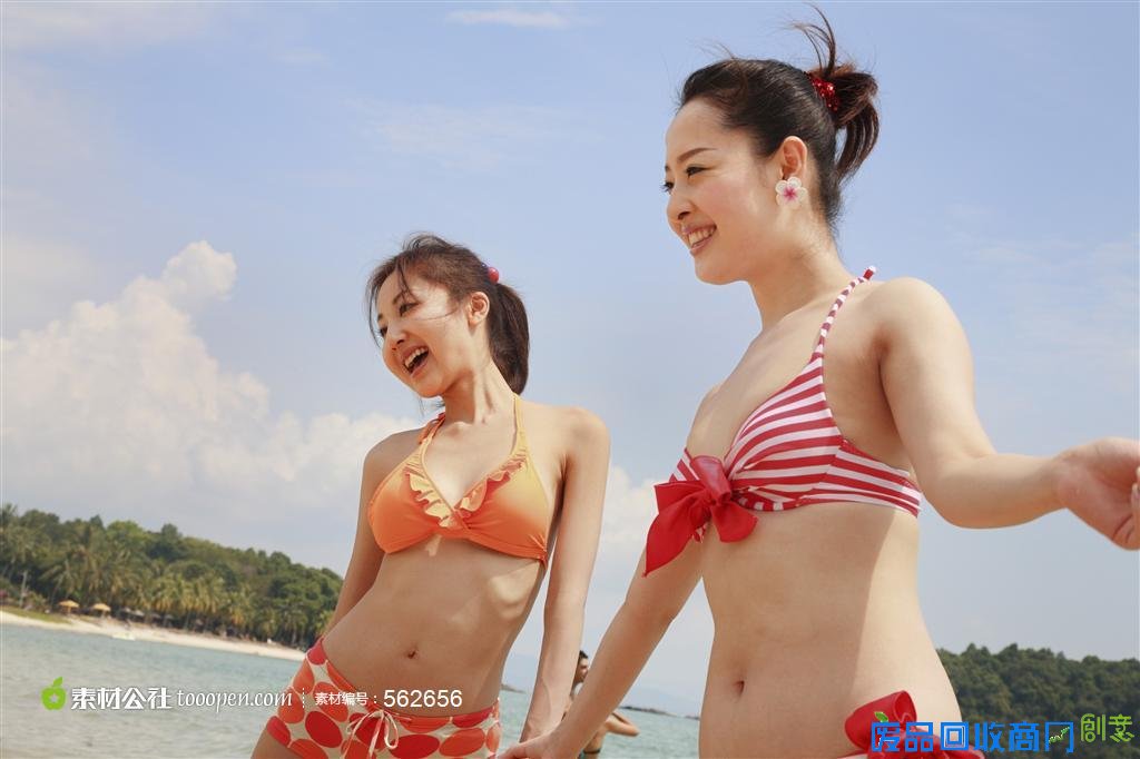 清纯泳装美少女素材