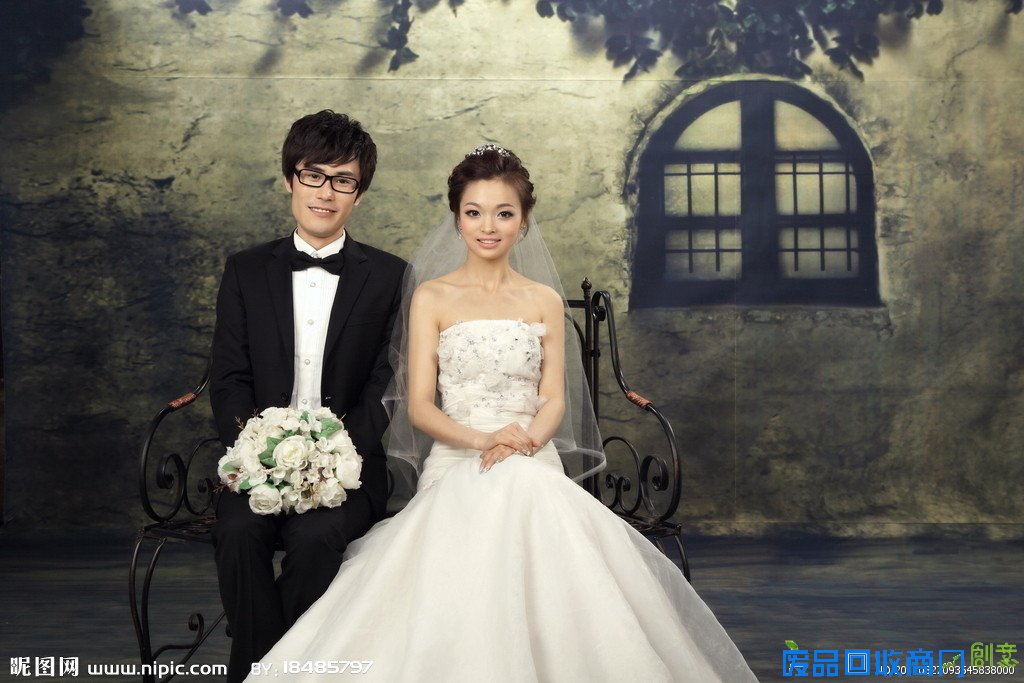 唯美婚纱照 浪漫婚纱照 海报