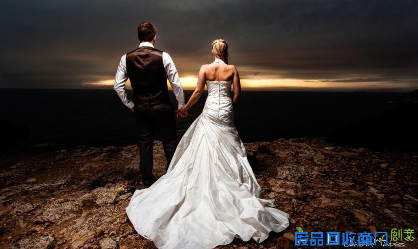 唯美婚纱照图片