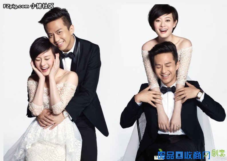 孙俪唯美的婚纱照