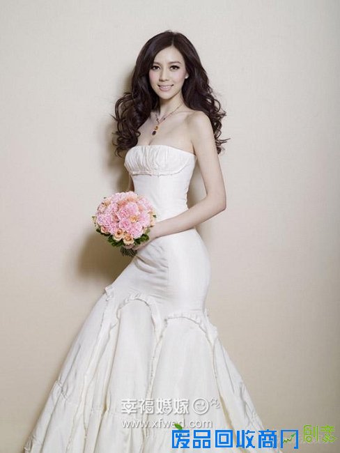 名模周伟童唯美婚纱照