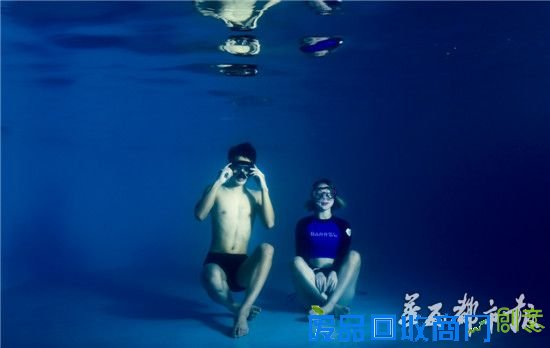 最美水下女摄影师马祺锐：能拍出漂亮照片，就不觉得累