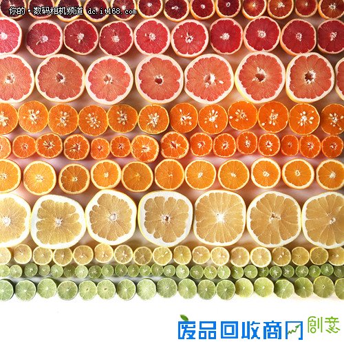 创意摄影：Brittany Wright的食物梯度