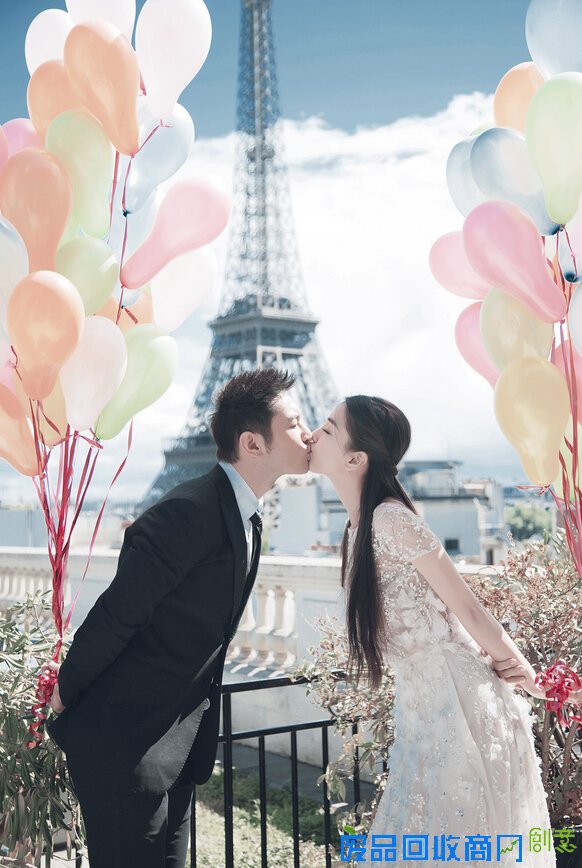 黄晓明Angelababy今日大婚 婚纱照唯美