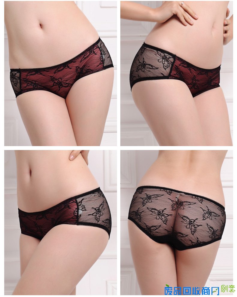 裤透明真人全透蕾丝大