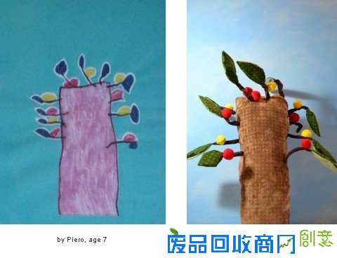 国外手工布偶网站受追捧 根据孩子涂鸦制作