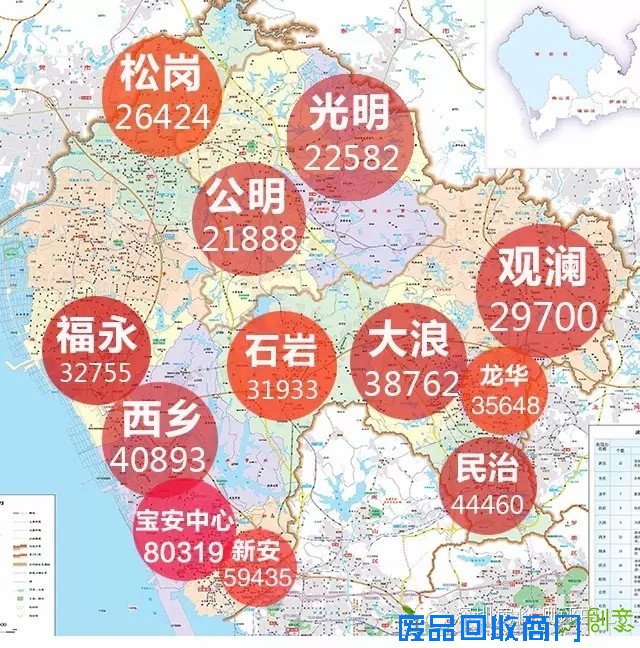这是一张令深圳人悲伤的房价地图