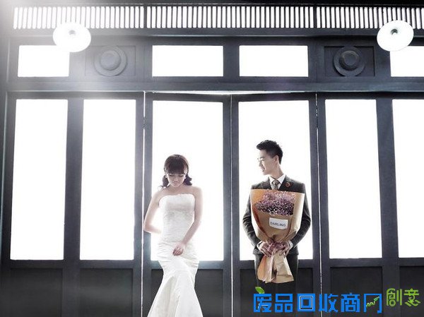 婚纱照欣赏个性从婚纱照开始