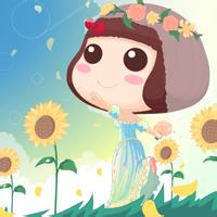 小女孩头像可爱单纯 