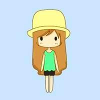 小女孩头像可爱单纯 