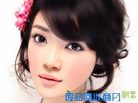 唯美小清新 美图秀秀人像照轻松转手绘