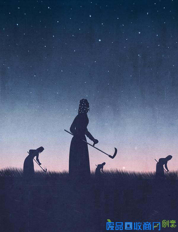 唯美意境lomo星宿夜空伤感图片