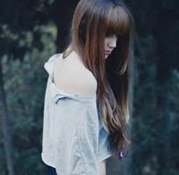 伤感女生半身头像