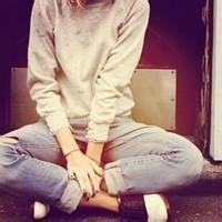 女生半身伤感头像