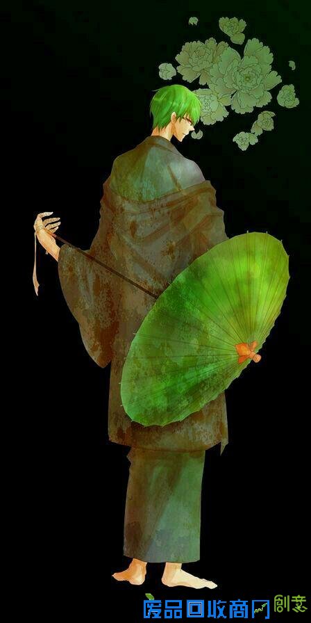 唯美插画二次元意境卡通伤感插画图片