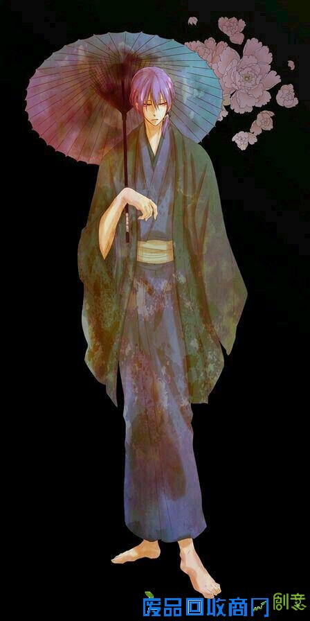 唯美插画二次元意境卡通伤感插画图片