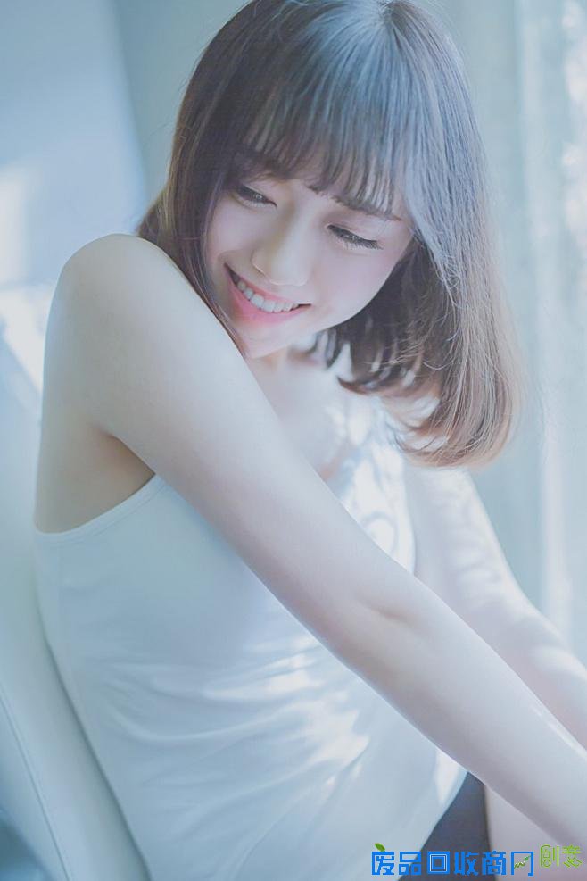 蓝色系唯美伤感意境小清新美女图片