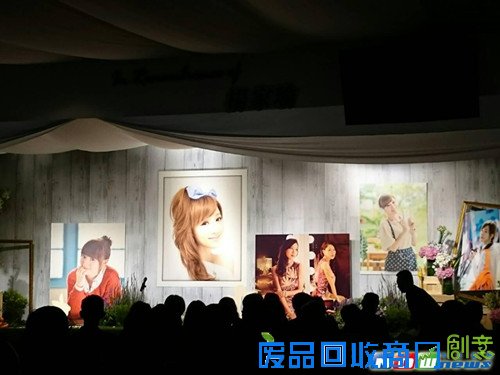 台女星杨可涵追思会:“不是眼泪、无关悲伤”(图)