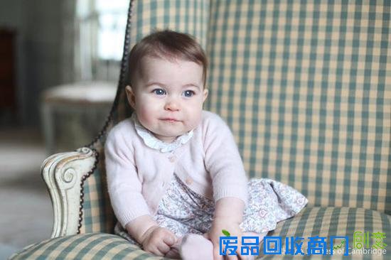 英国皇室首曝小公主正面照 可爱似哥哥