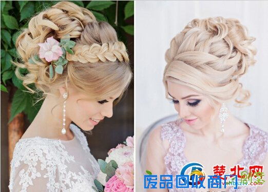婚纱照新娘发型 打造唯美新娘造型