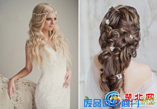 婚纱照新娘发型 打造唯美新娘造型