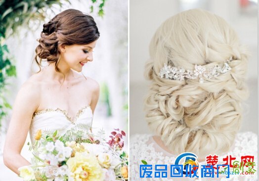 婚纱照新娘发型 打造唯美新娘造型
