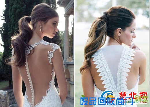 婚纱照新娘发型 打造唯美新娘造型