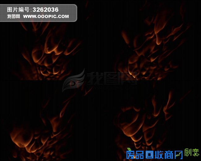 火焰燃烧高清动态视频 