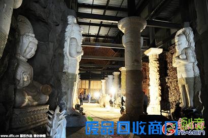 旷世奇葩：山寨狮身人面像内藏多尊佛像鬼怪(图)