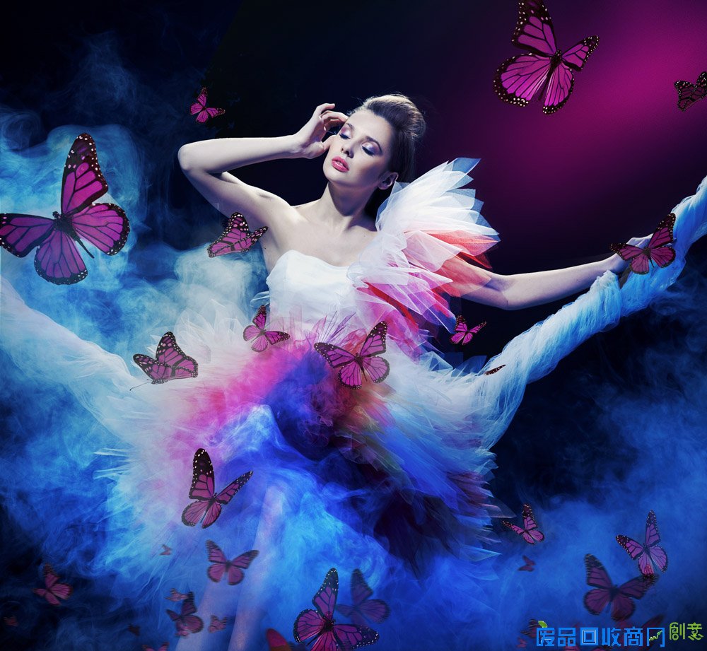 跳舞的时尚美女 图片素材(编号:20130202030124)