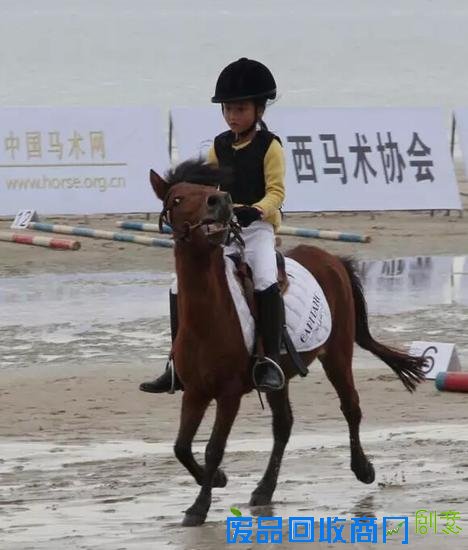 广西马协办创意马术:鲜肉少年策马踏浪 一展魅力