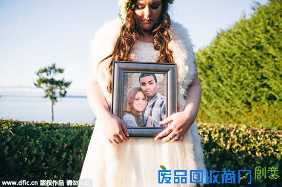 生死两茫茫她用一个人的婚纱照告慰男友