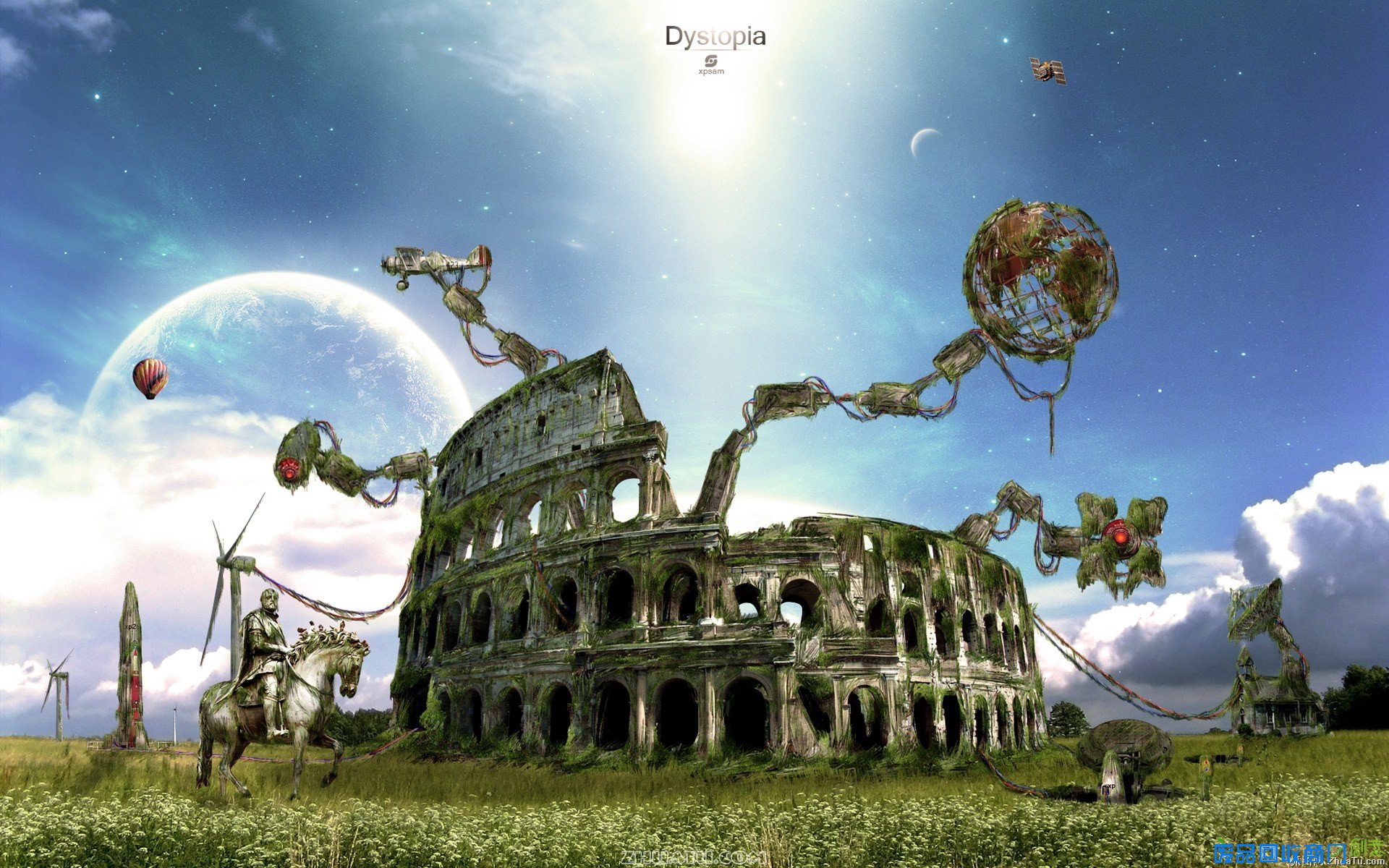 中国西部艺术赏析,视觉艺术赏析,耀目的光线视觉艺术壁纸