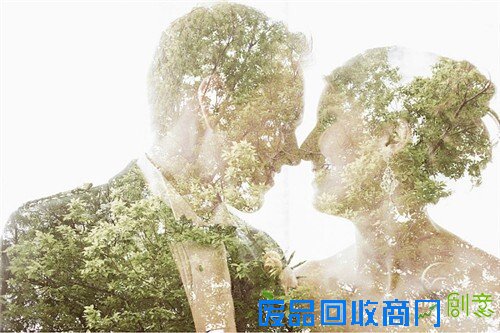 摄影师玩个性 美翻了的双重曝光婚纱照