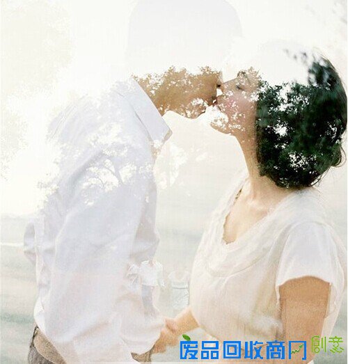 摄影师玩个性 美翻了的双重曝光婚纱照