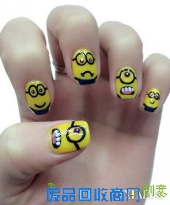 【图】卡通可爱时尚美甲图片 可爱的同时时尚度不减