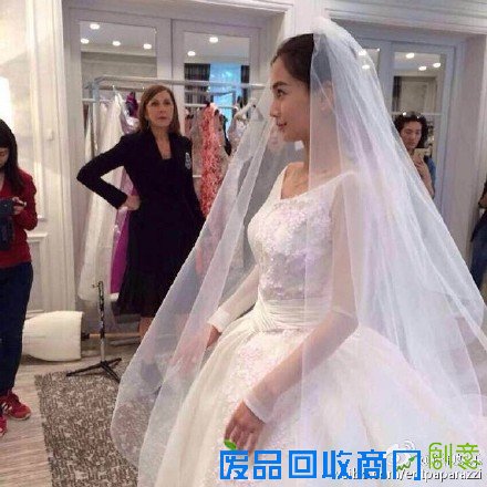 黄晓明baby法国拍婚纱照