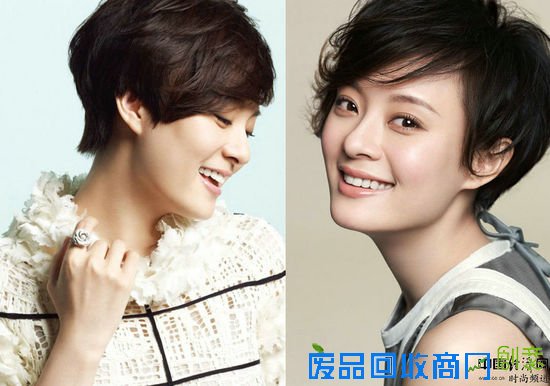 戚薇剪短发清爽干练