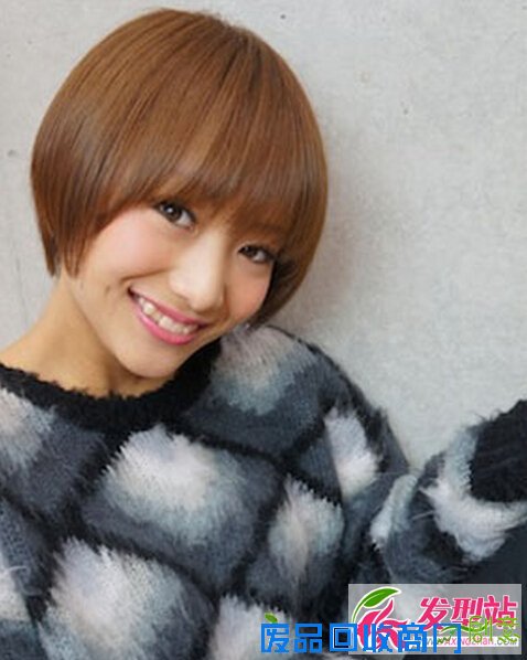 女生个性锅盖头短发发型图片[5P]