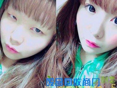 妹子化妆变女神 网友总结：主要靠美瞳